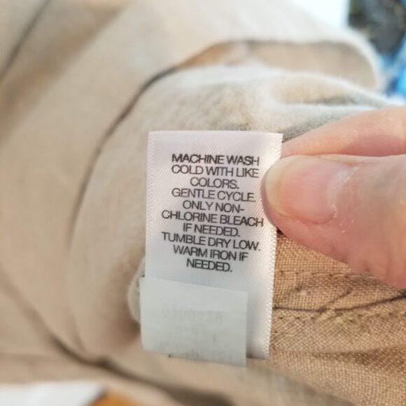 J Jill Love Linen Khaki Tan Duster Jacket, 100% Linen, Medium - Picture 4 of 10